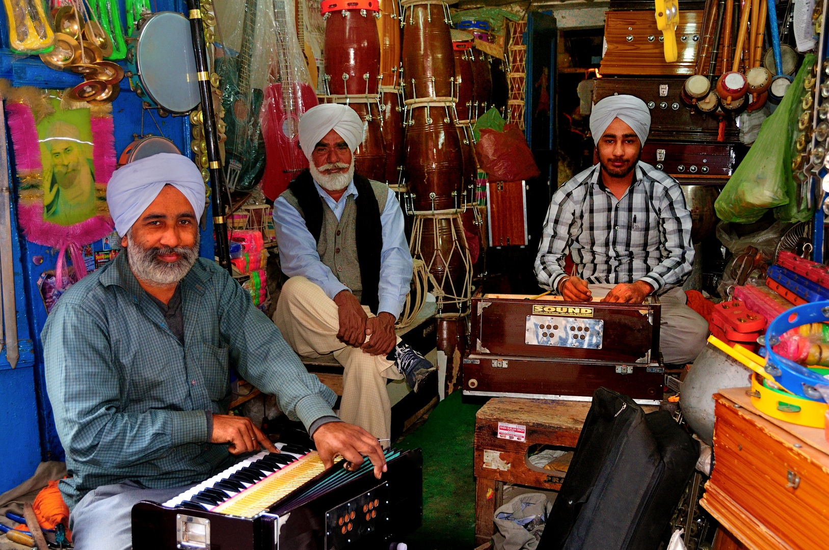 Musikladen in Amritsar