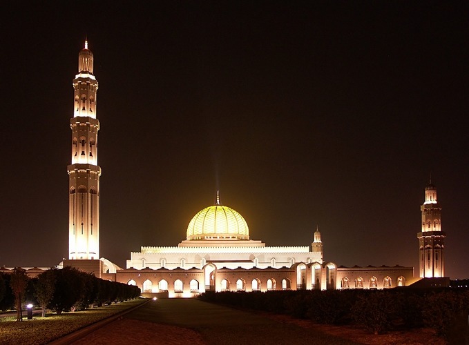 Muskat Oman Sultan Quabos Moschee