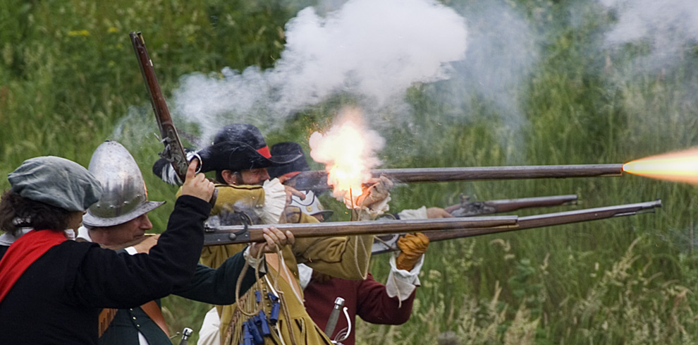 Musketiere: gebt Feuer!