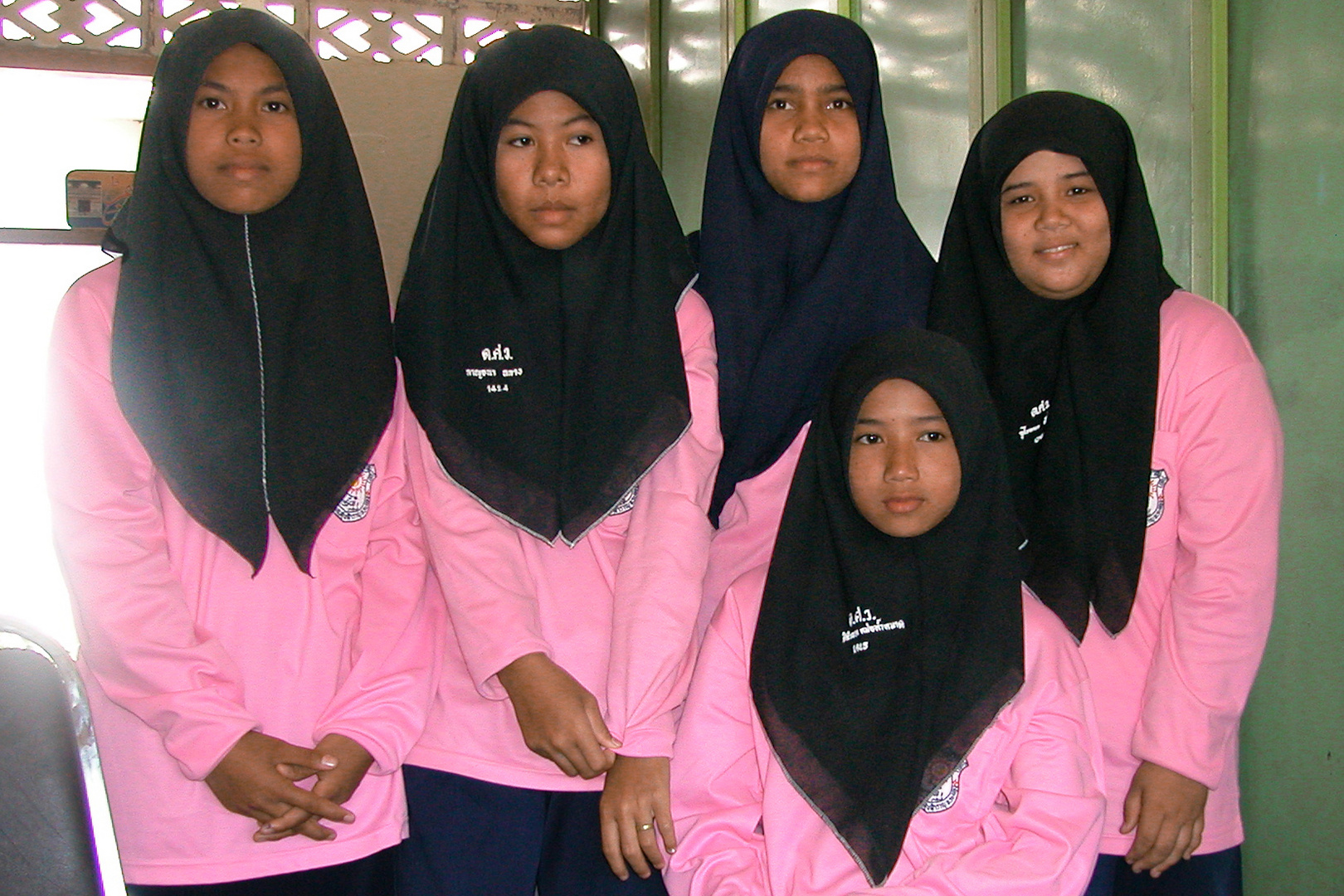 Muslim schoolgirls in southern Thailand