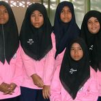 Muslim schoolgirls in southern Thailand