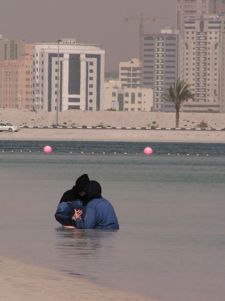 Muslim women @ the beach