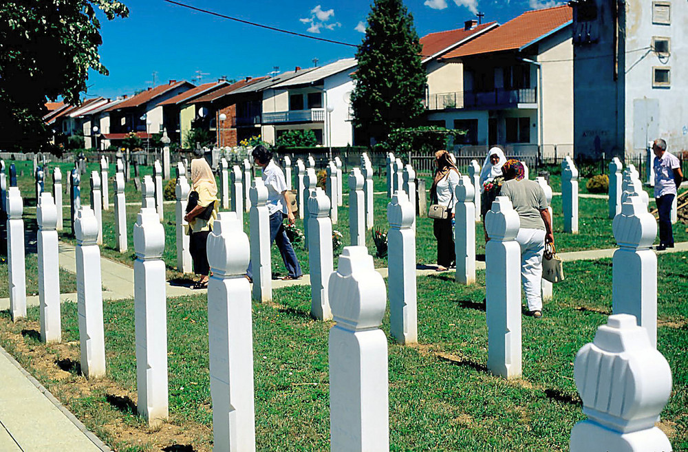 Muslimischer Friedhof in Prijedor (BIH)