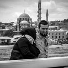 Muslimisches Paar in Istanbul