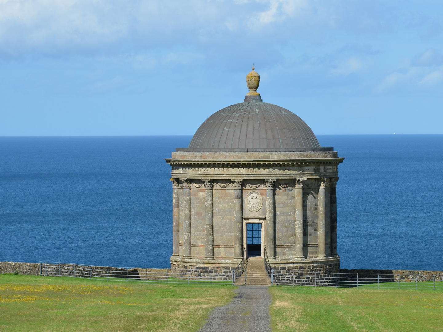Mussenden Temple from Downhill - County Antrim - Northern Ireland
