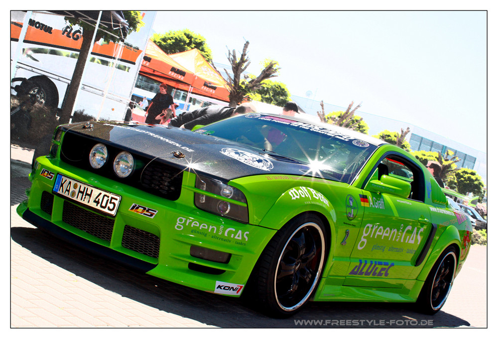 Mustang bei 1. Stadtkursrennen Erfurt