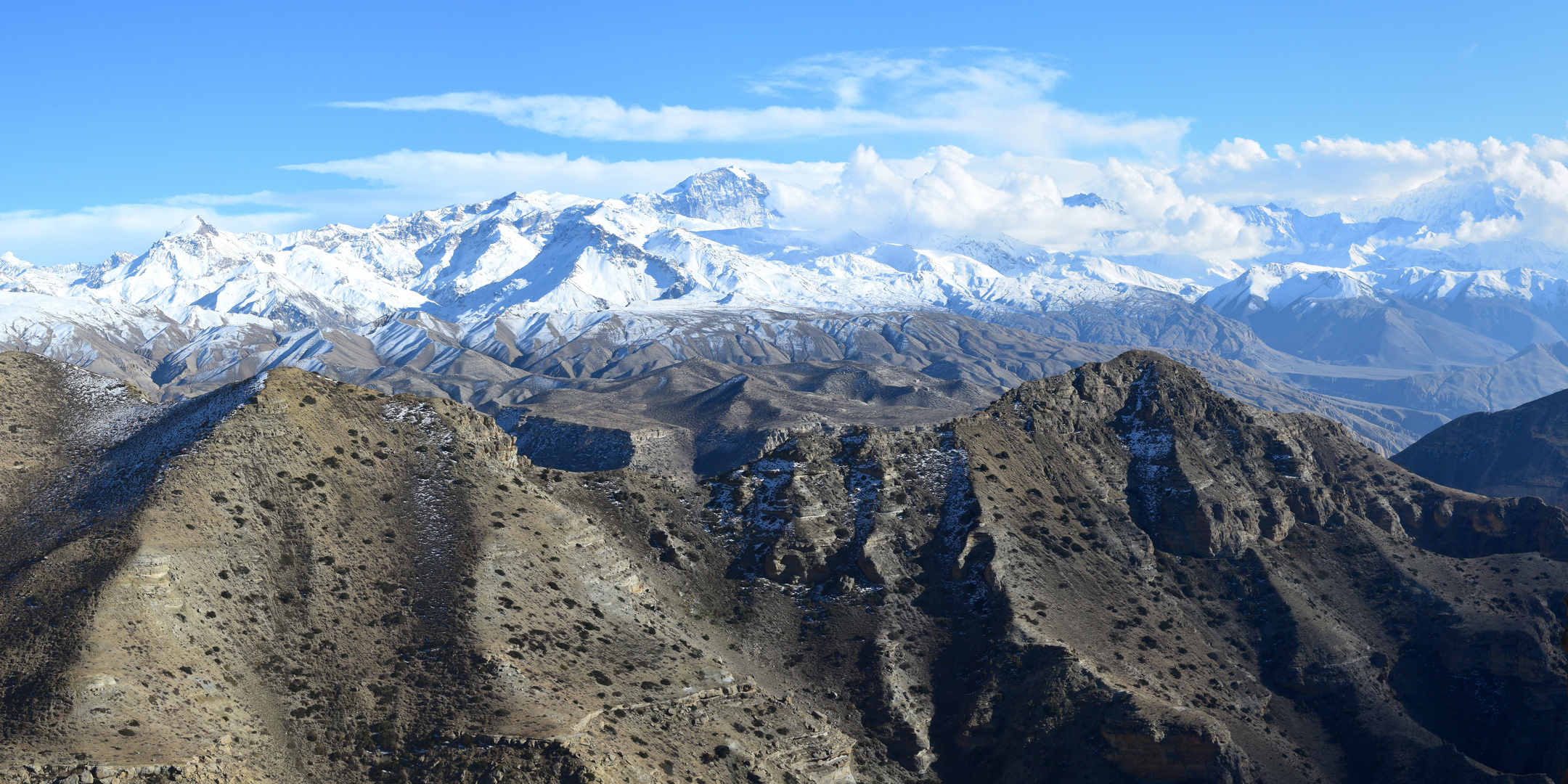 Mustang Berg-Panorama