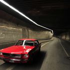 Mustang im Tunnel