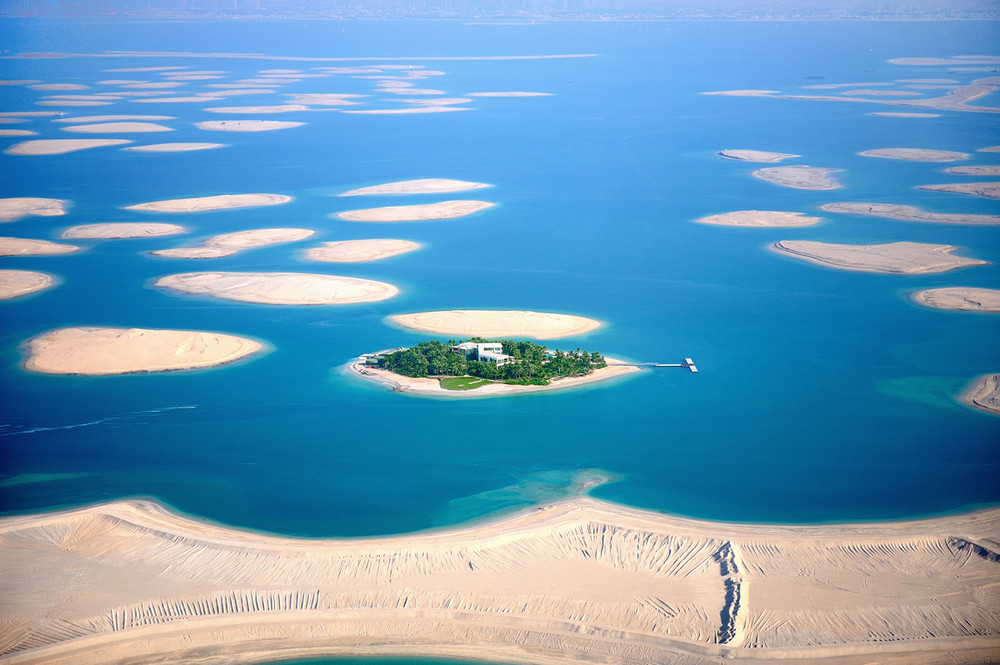 Musterinsel auf Dubai World