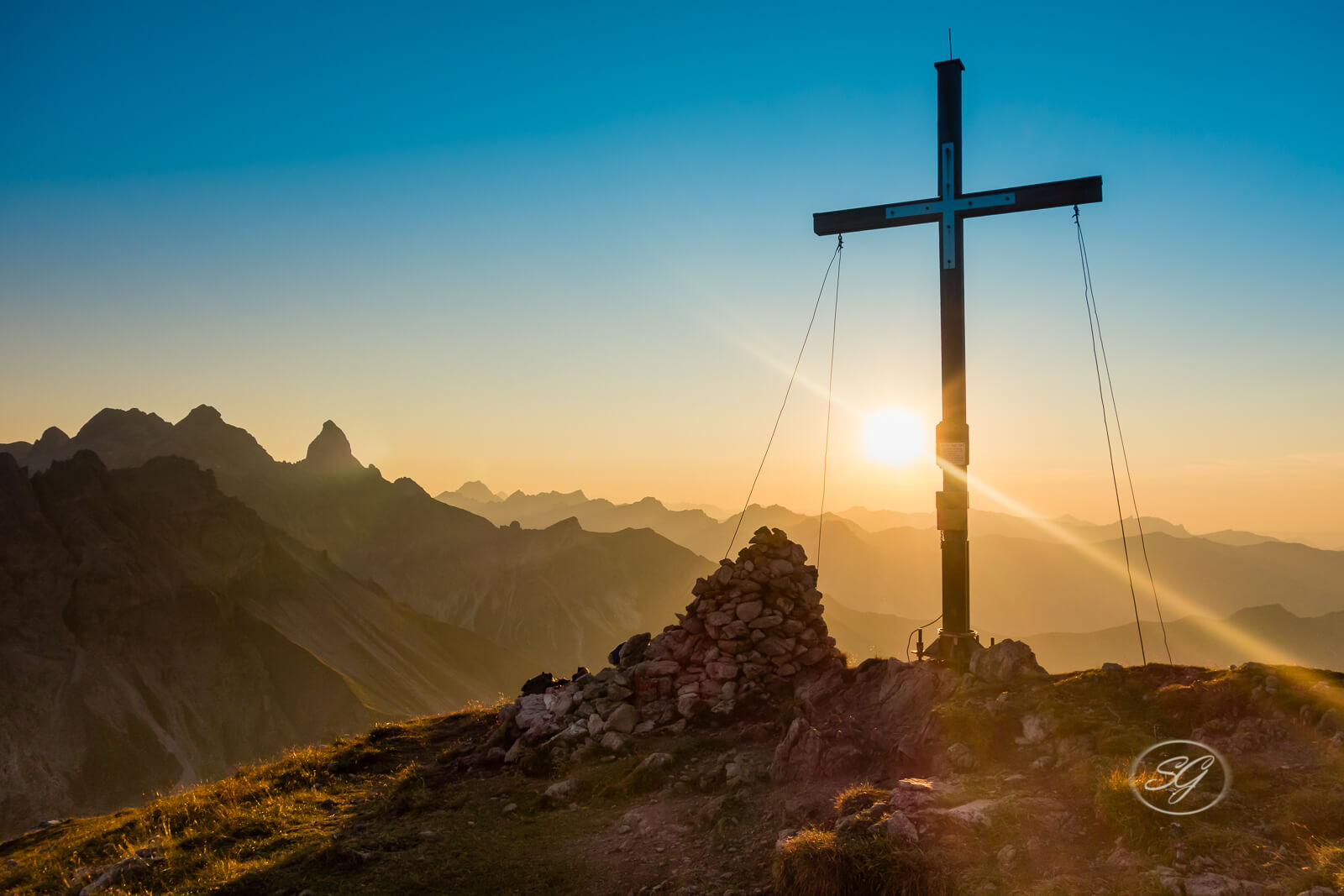 Muttekopf bei Sonnenuntergang