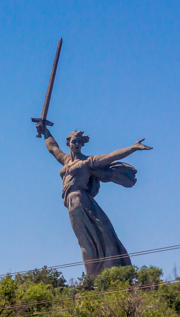 Mutter Heimat Statue, Volgograd, Rußland