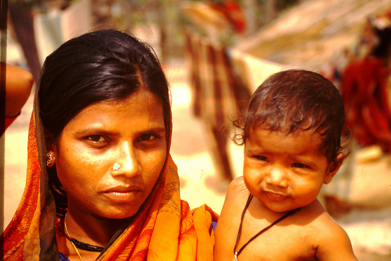 Mutter in Colva/Goa 1994/95