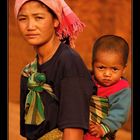 Mutter & Kind Akha Village