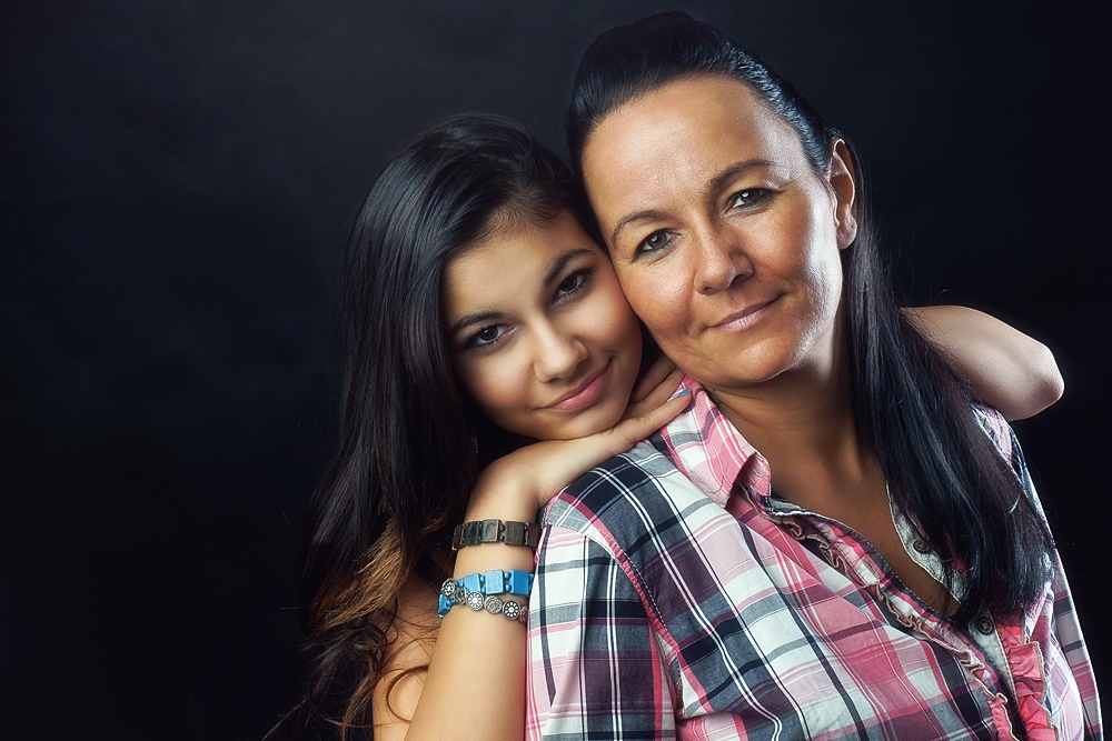 Mutter Tochter Foto Bild Portrait Studio Familie Bilder Auf Fotocommunity
