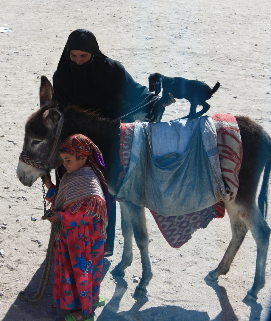 Mutter und Kind in Ägypten