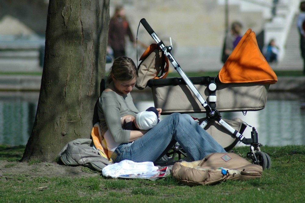 Muttersein im Frühling