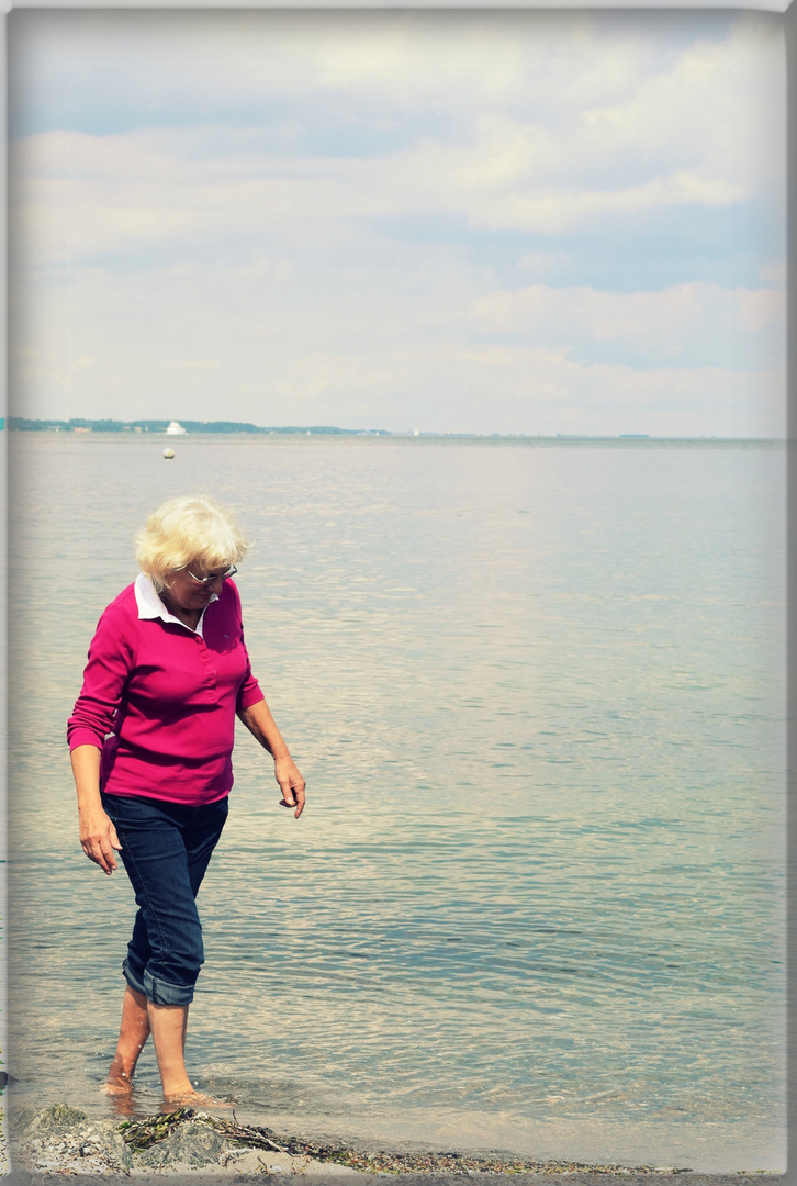 Mutti am Meer