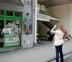 ... Mutti macht ein Foto ...