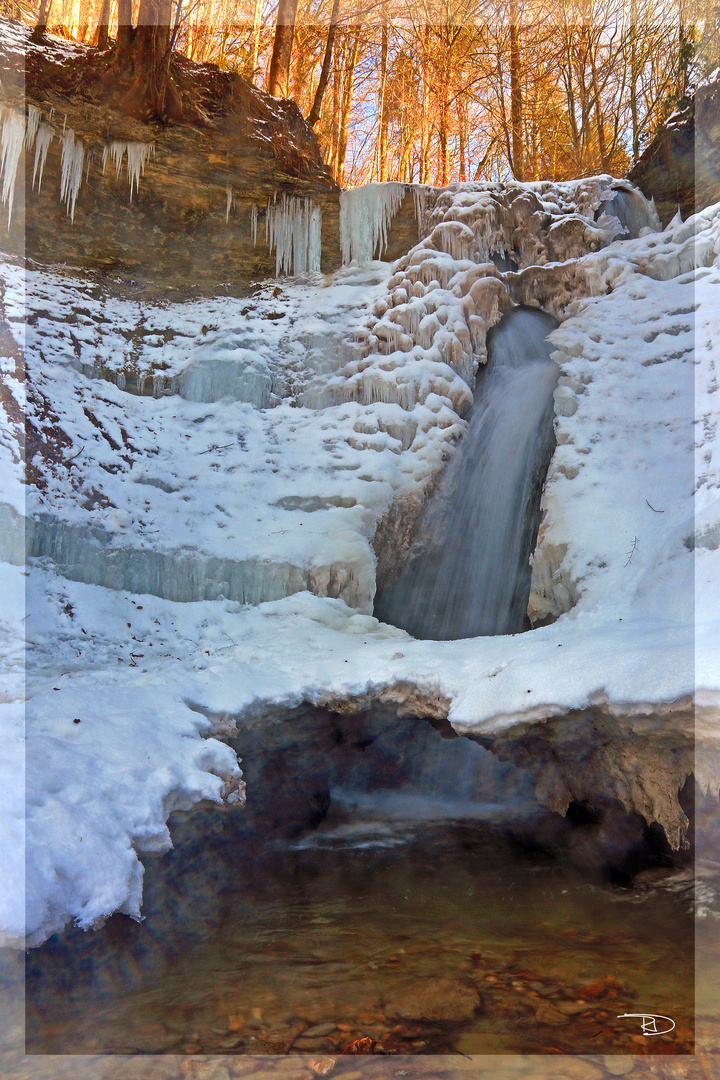 Mutzbachfall on Ice März 2018