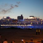 mv AIDAmar leaving Hamburg during Cruise Days 2012