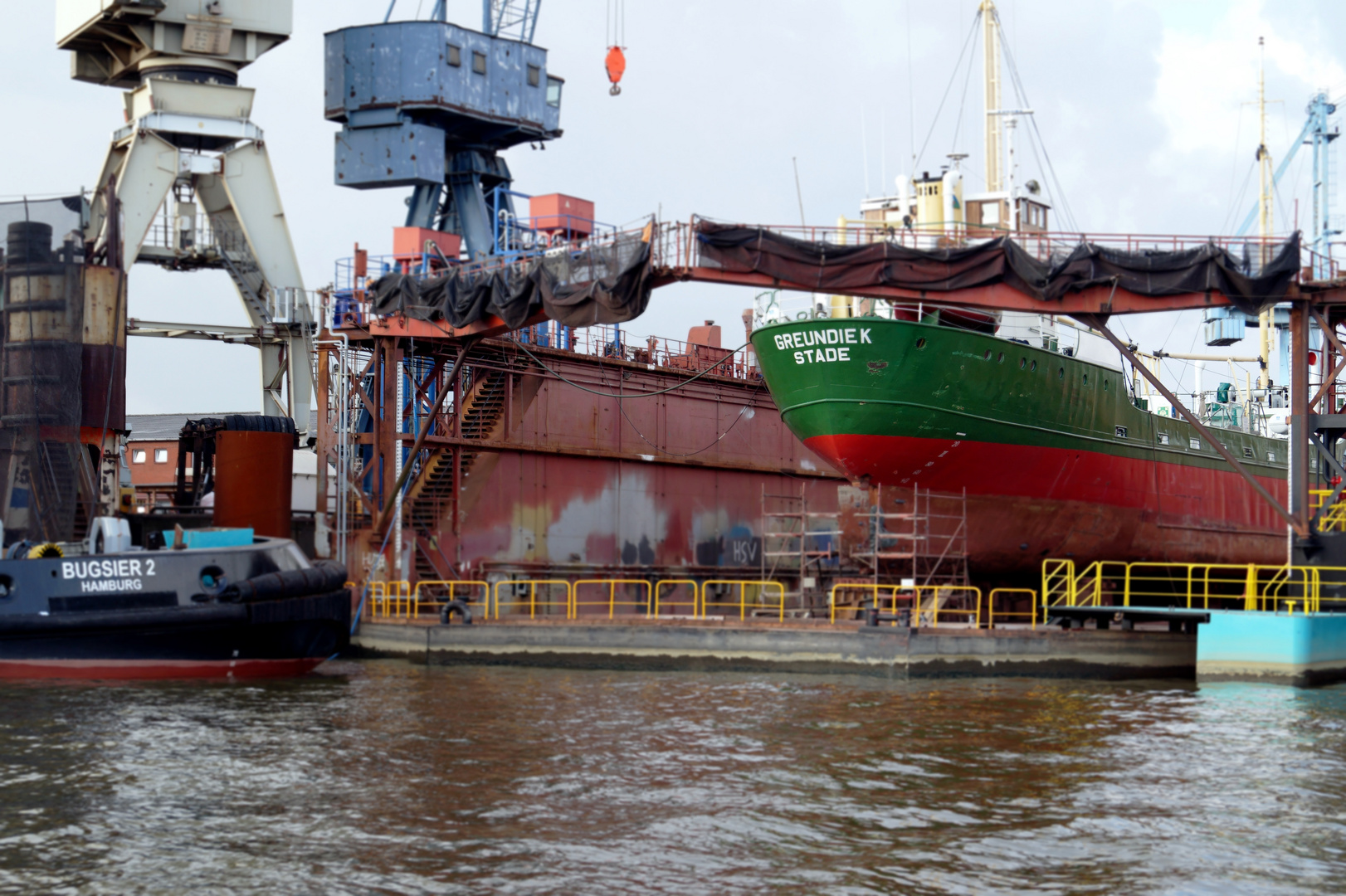 MV Greundiek in der Norderwerft