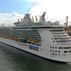 mv Liberty of the Seas leaving Barcelona on 15th June 2014