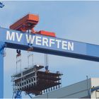 MV Werften Bockkran - Wahrzeichen von Warnemünde