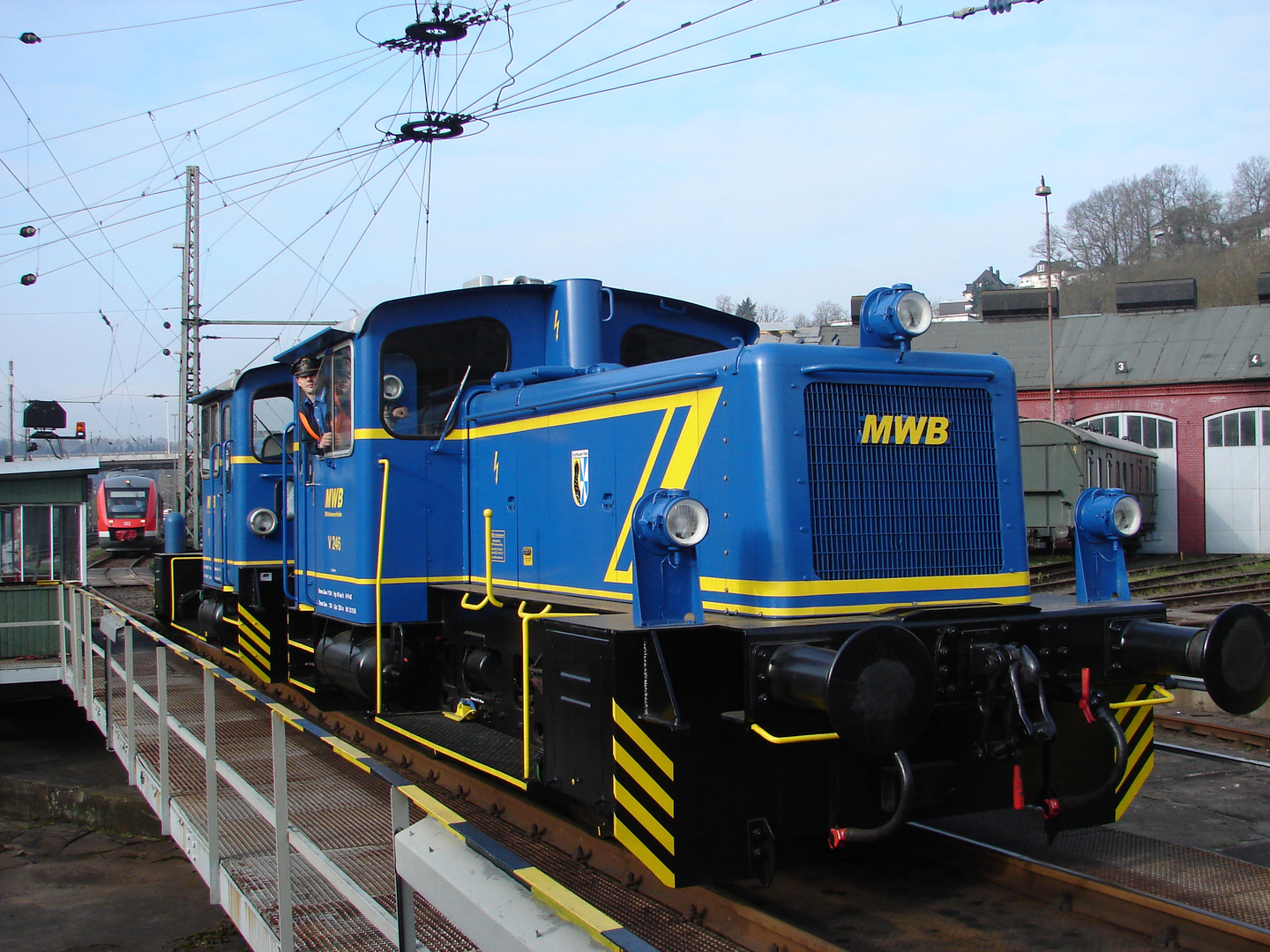 MWB V 246 & V 249 im Bw Siegen kurz vor der Abfahrt nach Pforzheim