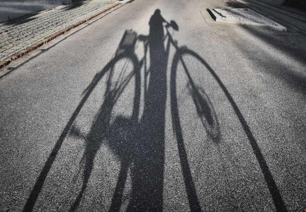 My Bicycle shadow ColorFoto Wettbewerb