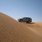 My car in the desert