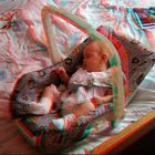 my child in anaglyph