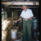 My Dad In His BLack Smith Shop.