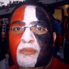 My face like my countery flag