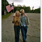 My friends Jenna and Aleksi