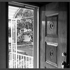 My front door is always open B&W