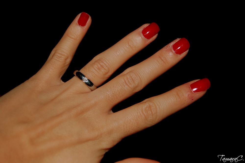 My hand in Red...