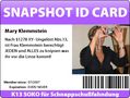 MY ID CARD von Mary Klemmstein 