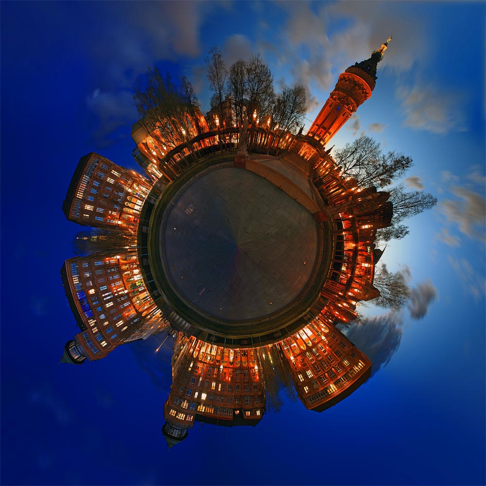 My little Planet- Mannheim Wasserturm