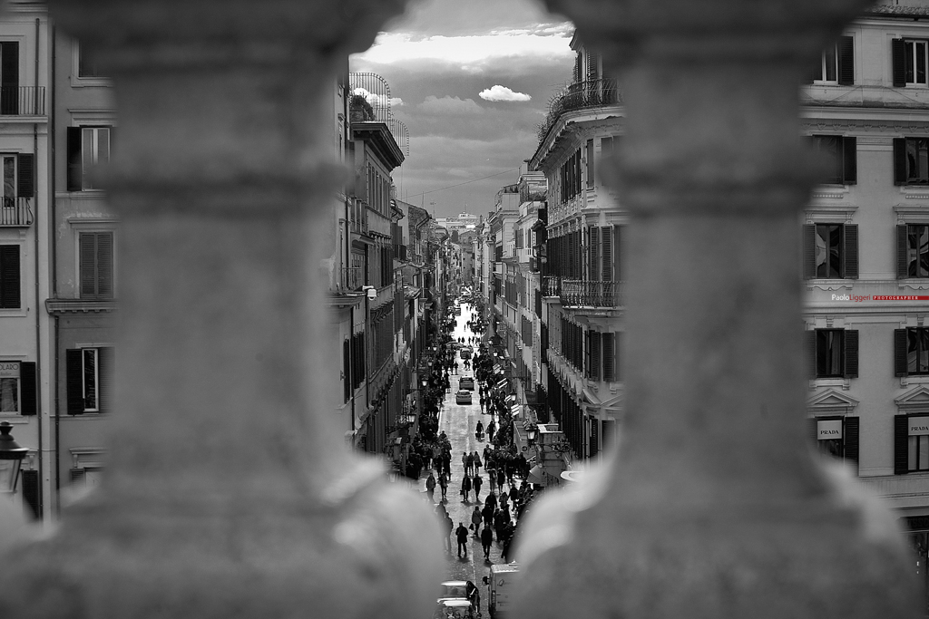 my personal point of view of via dei Condotti-Roma