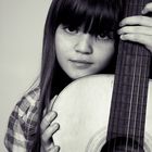 My sister and her guitar..