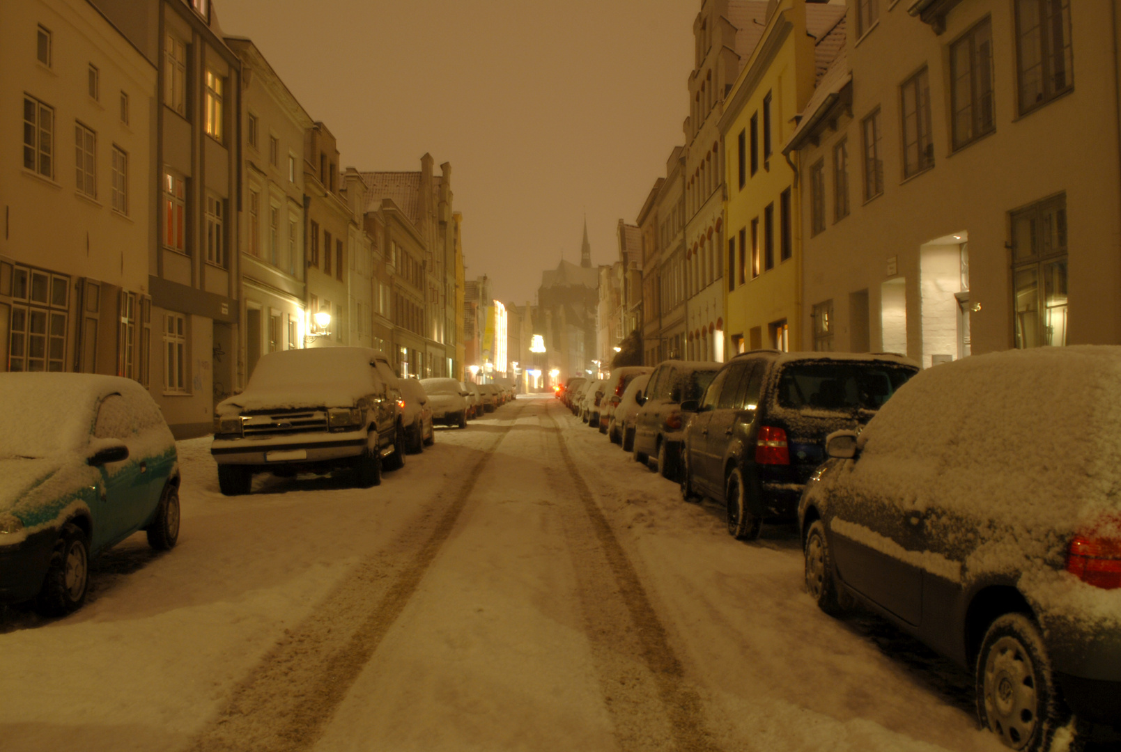 my street at night