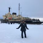 My wife and the Icebreaker