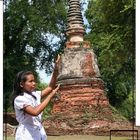 My wife take care Ayutthaya