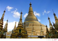 Myanmar 02: Shwedagon-Pagode in Yangon ( Rangun )