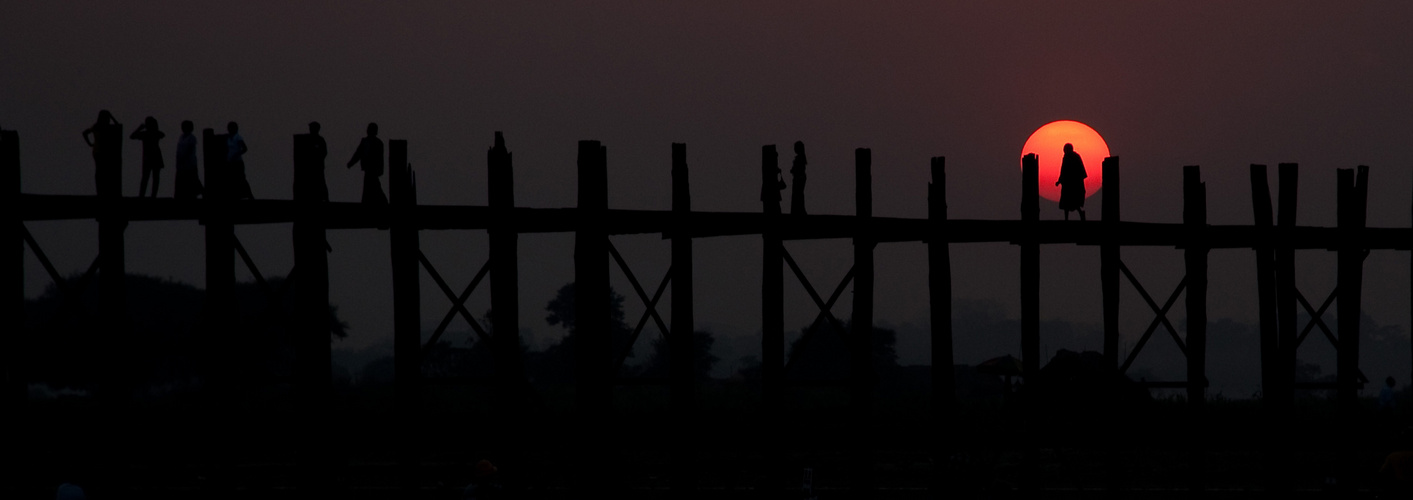 Myanmar, Amarapura U Bein-Brücke