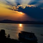 Myanmar - Bagan - Sonnenuntergang Ayeyarwady