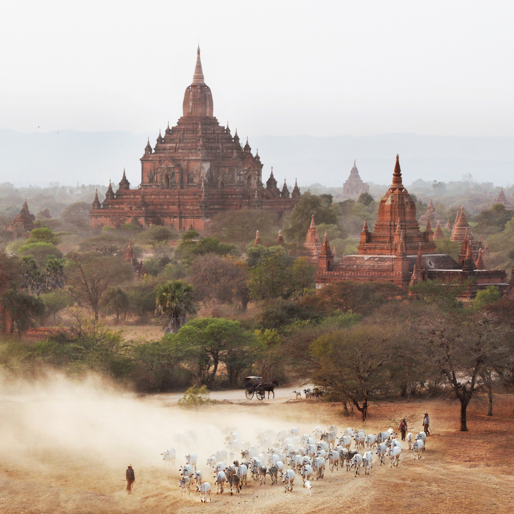 Myanmar, Bagan, Sulamani-Pagode