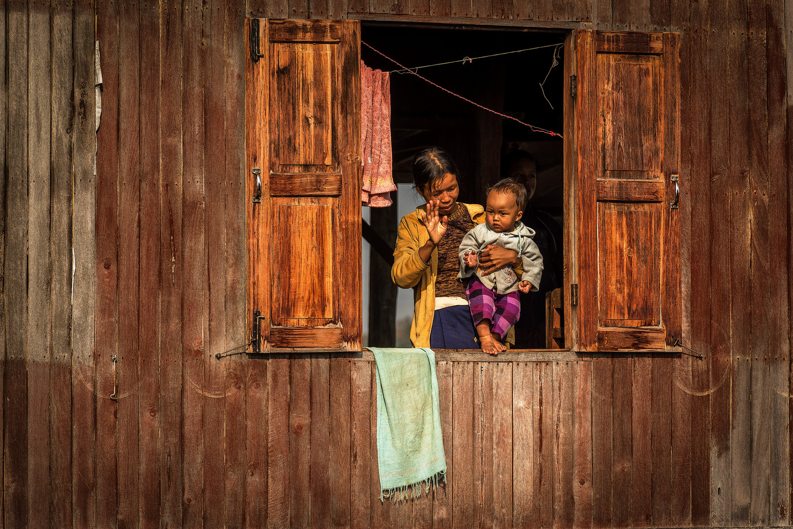 Myanmar Familie