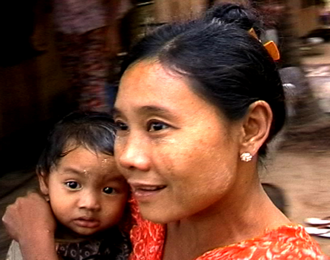 Myanmar - Mutter u. Kind