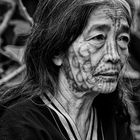 Myanmar Tattooed Chin Spider Women